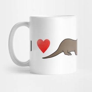 I LOVE OTTER Mug